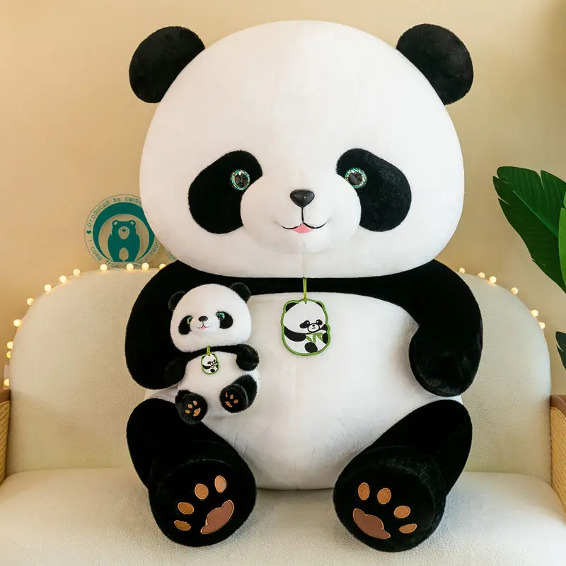 Búp Bê Gấu Trúc, Mô Phỏng, Lớn Và Nhỏ, Đồ Chơi Nhồi Bông, Kho Báu Quốc Gia, Nhận Quà Sinh Nhật Cho Bé Gái, Ragdoll Miễn Phí 1