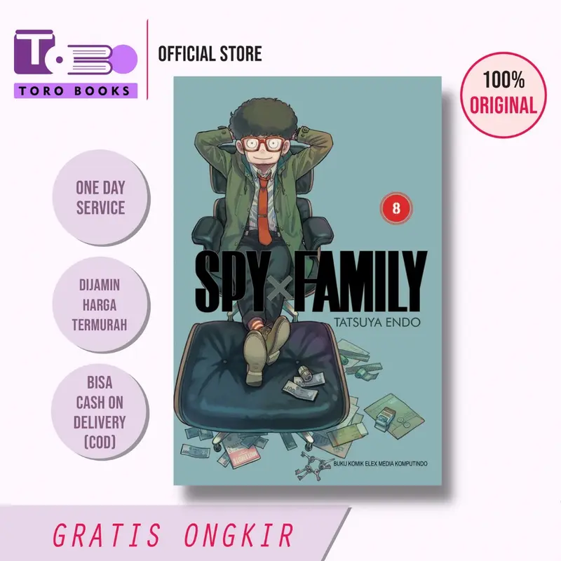 Komik Spy x Family by ENDOU TATSUYA ready banyak seri 2
