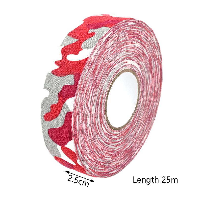 Product Introduction of 2.5CM*25M Ice Hockey Grip Tape Anti-slip Colored Athletic Sport Tape Polyester Wear-resistant Hockey Stick Tape Athletic Bandage 29