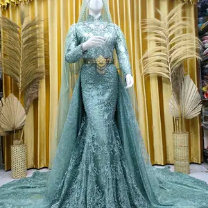 Slim duyung full payet ekor lepas pasang