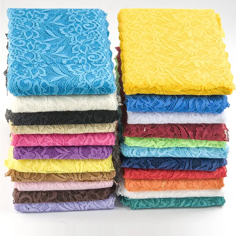 Vải Ren Co Giãn Mềm Mại, Nhiều Màu Sắc, 15cm, Trang Trí Thủ Công Tự Làm, May Quần Áo, Thích Hợp Cho Váy Cưới, Đồ Lót Và Đồ Lót, Chất Liệu Ren 1