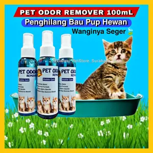 Penghilang Bau Pesing Pup Poop Pipis Kucing Penetral Bau Kandang Kucing Anjing Kelinci Pet Odor Remover Pewangi Pasir Gumpal Kucing Pet Disenfektan Anti Bakteri