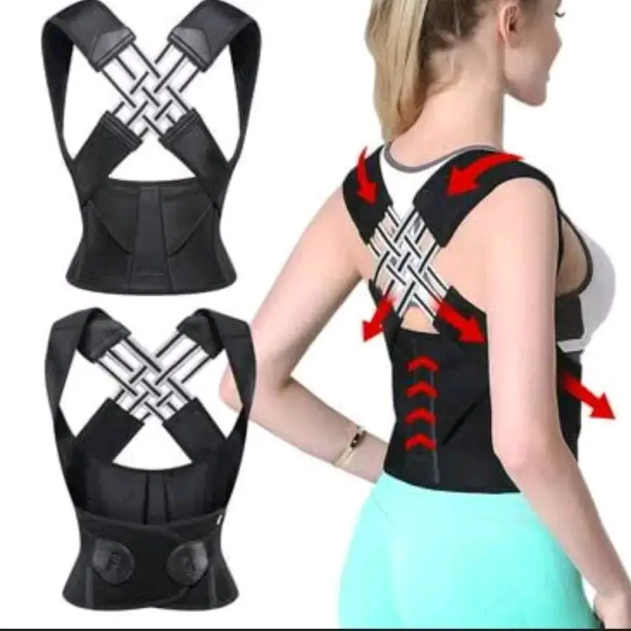 (PUNGGUNG TEGAK) Posture corrector belt / Korset penyangga punggung bungkuk jadi tegak