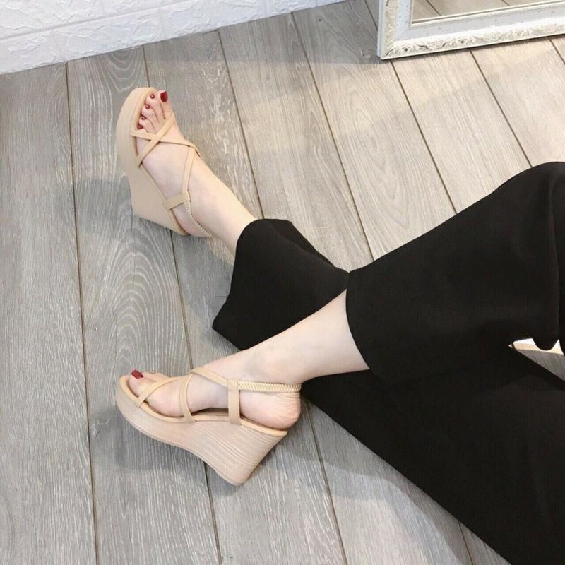 giày cao gót đế xuồng 9p dây mảnh chéo thời tranh sảnh điệu-X014 Nữ DéP Shoes