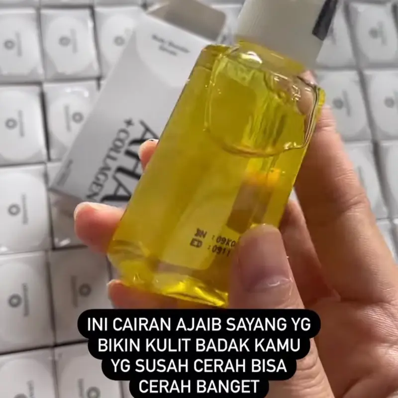 Himawari AHA - AHA Body Booster Serum Himawari +Collagen Bisa mencerahkan kulit Maximal 3