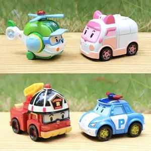 MAINAN ROBOT POLI / ROBOCAR POLI MOBIL POLISI AMBULAN DAMKAR HELIKOPTER PESAWAT