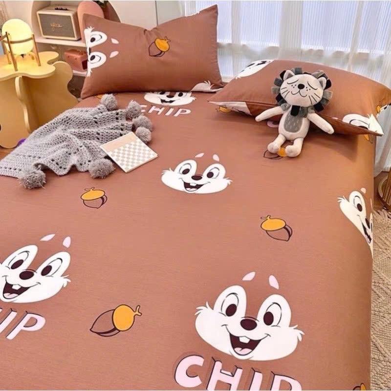 Ga chống thấm cotton Mẹ Chũn Shop thoáng mát, không sột soạt , an toàn cho bé-có 1 lớp chống thấm