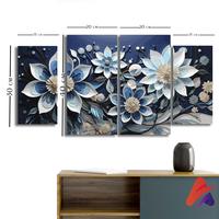 Gambar HIASAN DINDING 3D TEMA BUNGA BLUE ABSTRAK ORNAMEN FLORAL ISI 4 (95 A) KAMAR DEKORASI RUMAH WALL DECOR PAJANGAN DINDING SATU SET BUNGA 3D APOLITO - SET 95 A dari Apolito Kota Malang 4 Tokopedia