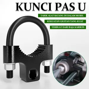 【Terbaru】Kunci Tie Rod 3/8" & Puller Tie Rod Inner - Alat Servis Steering & Suspensi Mobil, Perbaakan Roda, Rack End, Ball Joint untuk Mekanik Bengkel