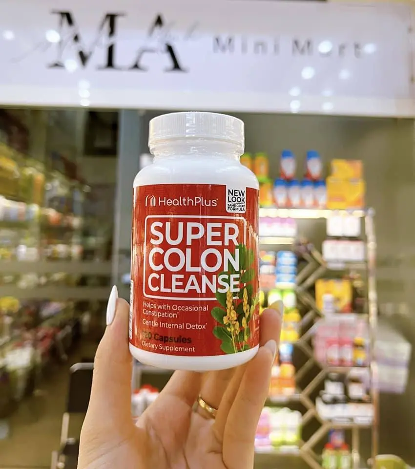 VIÊN UỐNG  SUPER COLON CLEANSE HEALTH PLUS CHO ĐƯỜNG RUỘT 60V