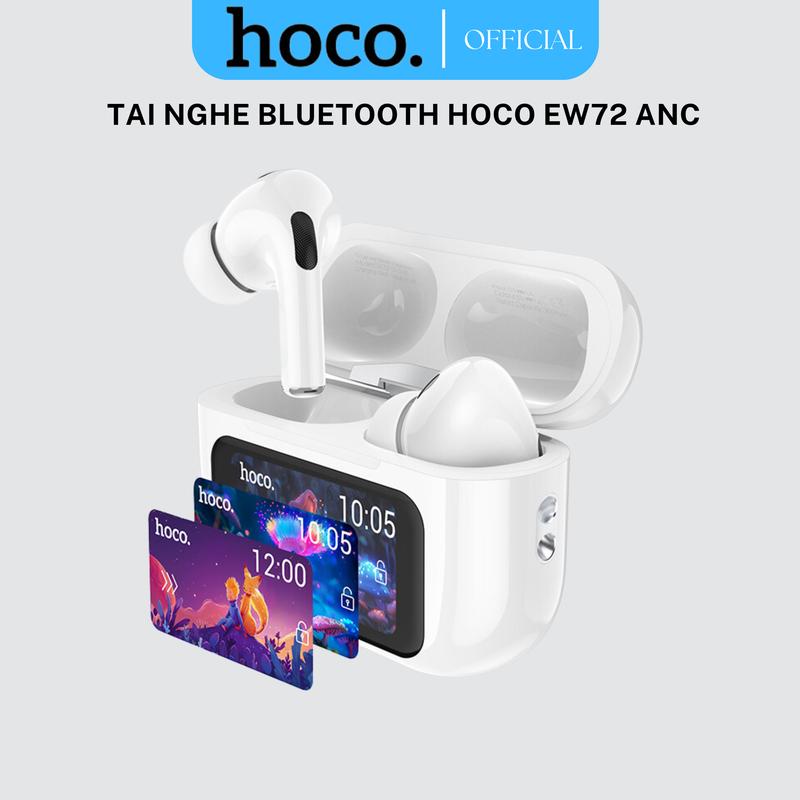 Hoco EW72 Tai nghe Bluetooth 5.4 màn hình cảm ứng, Mic tốt, âm thanh sống động, ANC chất lượng cao Nhét Tai chính hãng tainghe  hovan earphone
