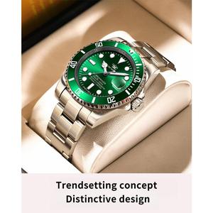 Jam Tangan Lelaki, Kaifeiou, Ketibaan Baru, Sesuai untuk Pelajar Lelaki, Kalis Air, dengan Kalendar, Berkilau, Fesyen mewah Watches