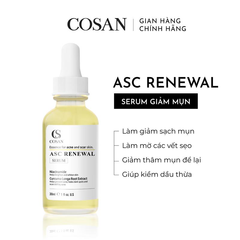 Serum hỗ trợ cải thiện sẹo rỗ, mụn, thâm lâu năm – Cosan ASC Renewal Serum