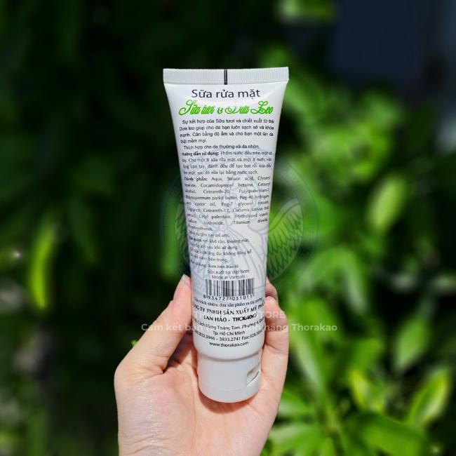 Sữa Rửa Mặt Tươi Dưa Leo 100g Giúp Kiểm Soát Dầu Thừa Trên Da - Thorakao Store. 2