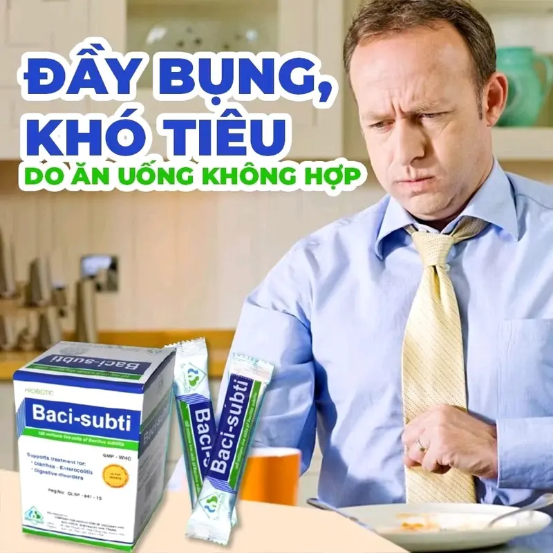 3 hộp men tiêu hóa baci subti: Rối loạn tiêu hóa như phân sống, tiêu chảy, khó tiêu, loạn khuẩn, đầy bụng... 0