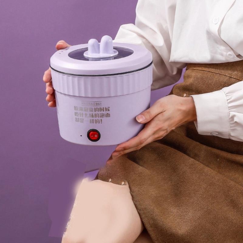 Ca Nấu Mì, Nồi Lẩu Mini Đa Năng, Cốc Ăn Lẩu Cô Đơn Dung Tích 1,5L Công Suất 1500W Nồi Điện Nồi Lẩu Điện Nấu Ăn nồi  lẩu