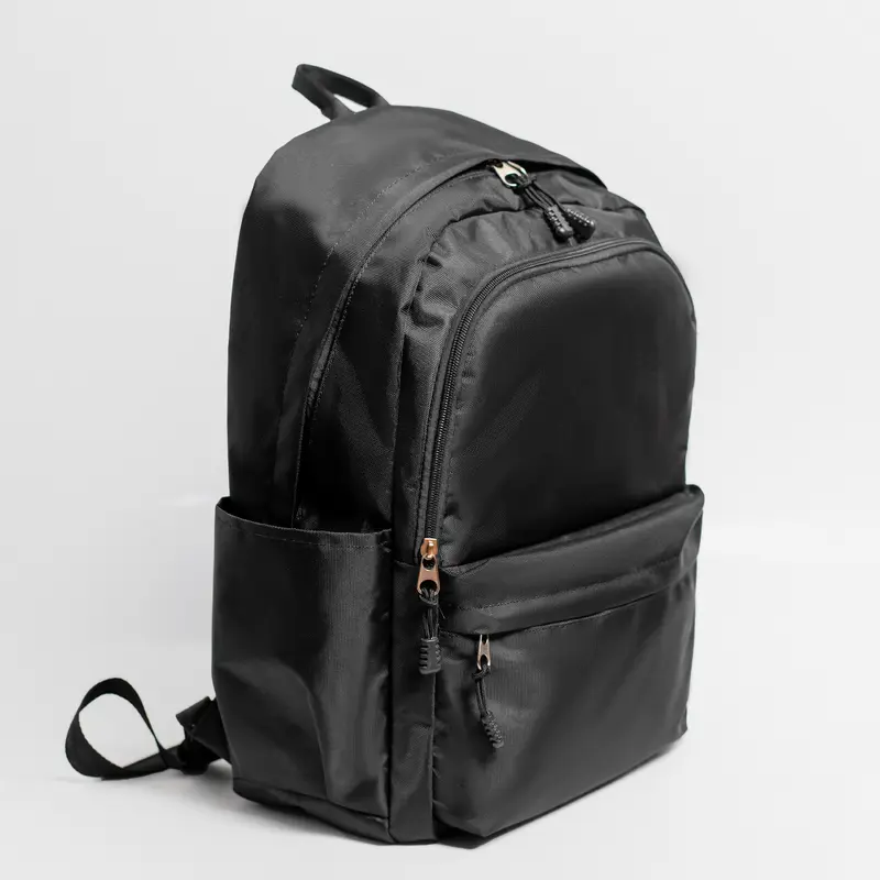 Balo Thời Trang Ulzzang Supr5 Basic Black Edition One SS1 dù chống thấm nước, Backpack Đeo Vai đi học đi chơi du lịch #2401 1