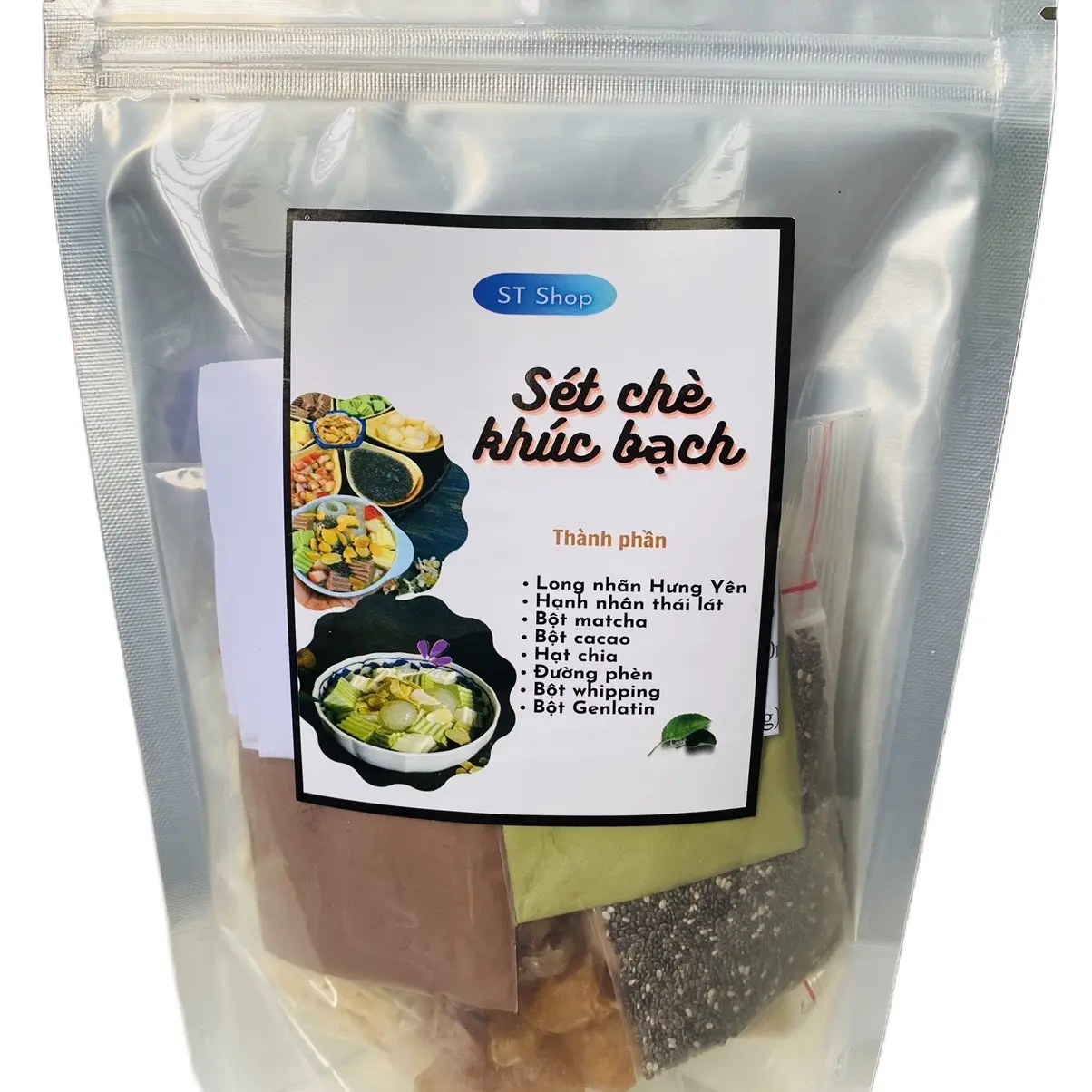 Set Nguyên Liệu Nấu Chè Khúc Bạch