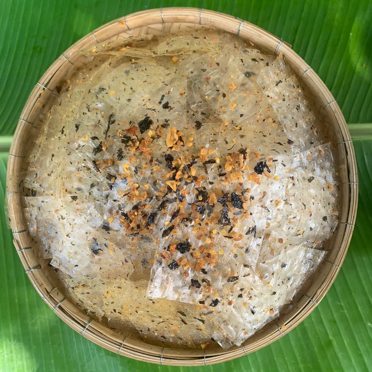 Combo 10 Bịch Bánh Tráng Miếng Vuông Rong Biển Tây Ninh Minh Nhựt - Loại 1