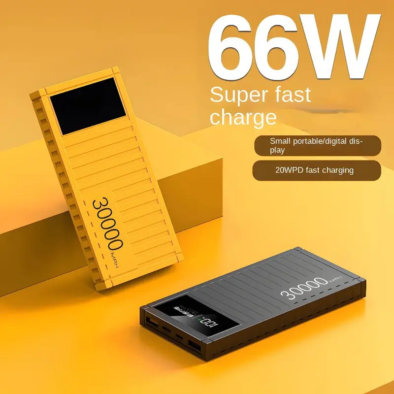 Powerbank 30000 mAh Mini with Fast Charging BH73/PowerBank 30000 mAh Fast Charging Dual Output Dual Input Portable Charger LED Display 2