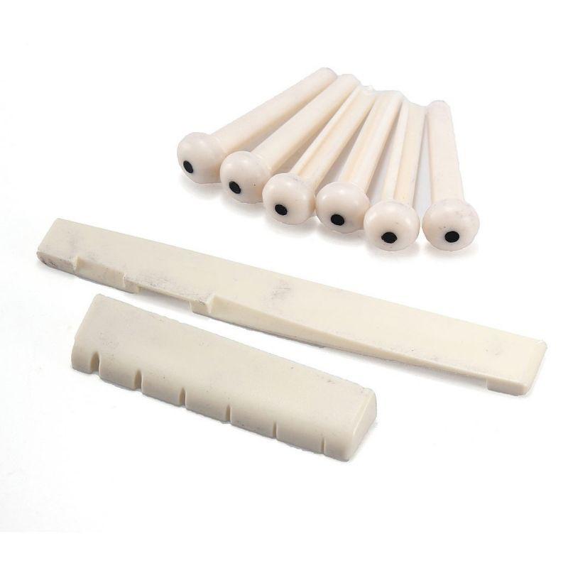 Bộ ngựa lược, chốt dây đàn guitar Acoustic tại xưởng TYTYmusic 1