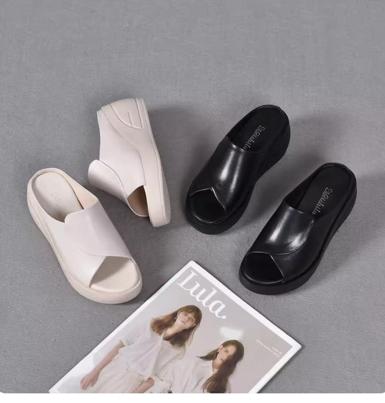 DÉP DA HỞ MŨI CAO CẤP 7CM Nữ DéP Sandal 7