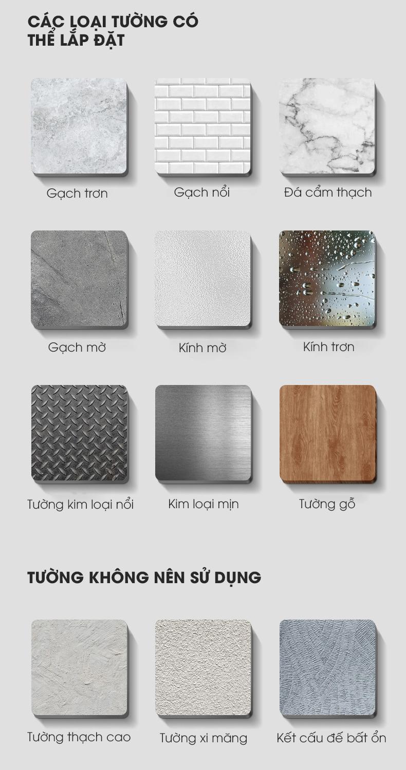 Product Introduction of Giá kệ để khăn, để đồ nhà tắm KIVA, đa dạng mẫu mã, thiết kế, kích thước và màu sắc, chất liệu nhôm hàng không cao cấp. 5