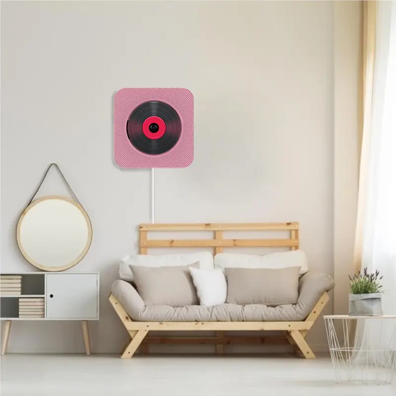 Máy nghe nhạc CD treo tường, âm thanh vòm, đài FM, Bluetooth , đĩa MP3 USB 6