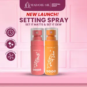 Madame Gie Set it Setting Spray 50mL - Makeup Tahan Lama | Matte Finish &  Dewy Finish | Anti Luntur 12 Jam | Makeup Flawless & Glowing Seharian