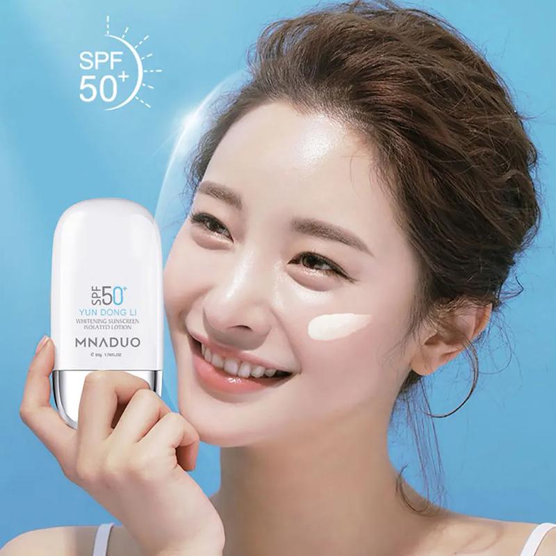 Product Introduction of Whitening UV Sunscreen Cream SPF50+ Sunblock Moisturizing Anti Aging Dust Oil Control Reduce Melanin Skin Care 15