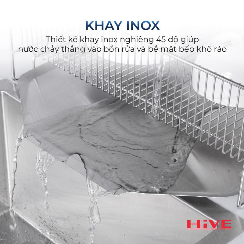 Product Introduction of Giá úp chén bát HiVE SB 1 tầng, 2 tầng Nhà Bếp 5