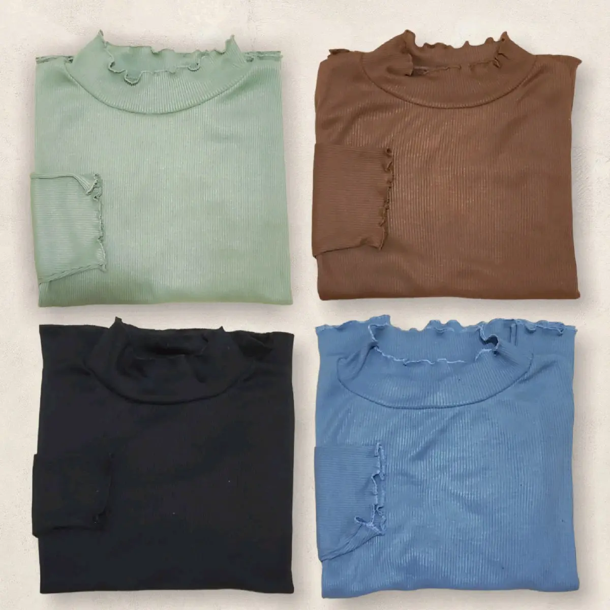 Turtleneck Criwil Crop   | Inner Criwil Rib Premium