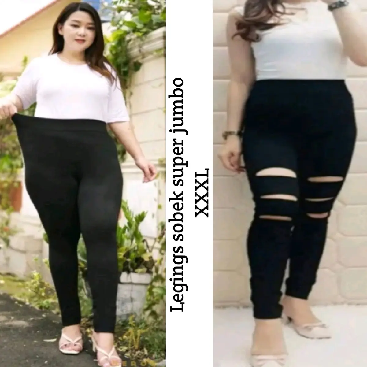 Legings sobek super jumbo/Legings sobek polos