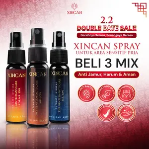 Xincan Spray DAPAT 3  -  Perlindungan Anti Bacterial Aromatic Hygiene Care Spray - Aroma Segar mengurangi Gatal akibat jamur Mencerahkan