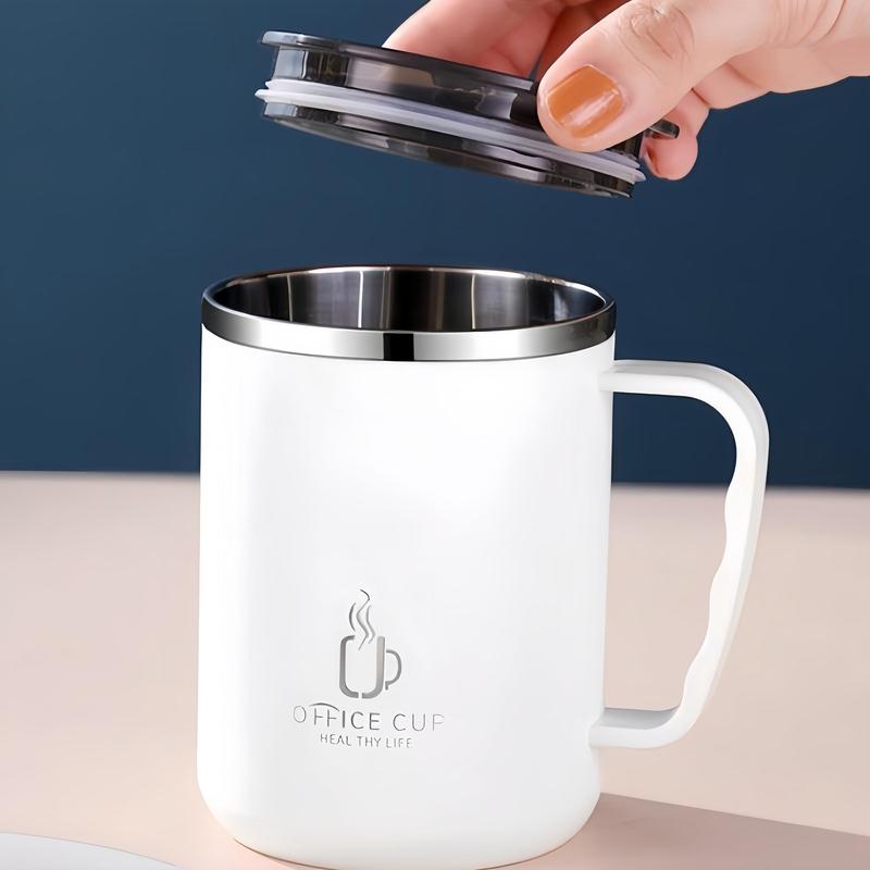 Product Introduction of Stainless Steel Double Wall Insulated Coffee Mug, 500ML Vacuum Insulated Coffee Cup, Modern Office Drinking Cup, Drinkware for Home Office Use 0