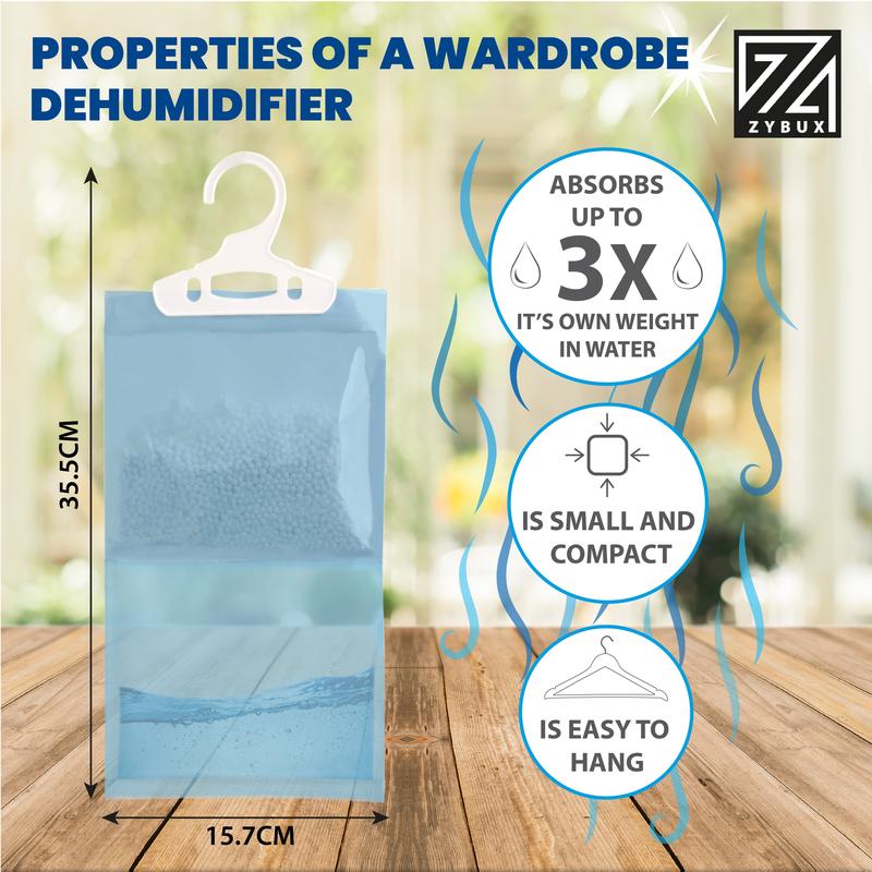5/10/15/20 Interior Dehumidifier 500ml - for Effective Reduction of Condensation, Mildew and Damp from cupboards, wardrobes, caravans, Boats and Vehicles | Gifts for Christmas 7