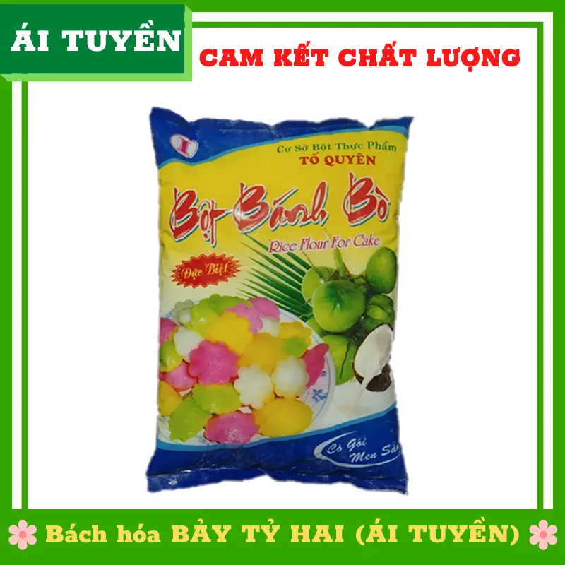Bột bánh bò có men sẵn Tố Quyên gói 1kg