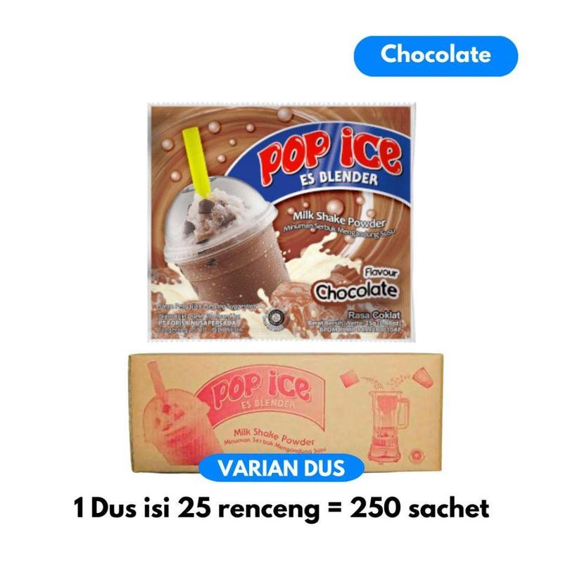 POP ICE SACHEET MANGGA 1 DUS ISI 25 RENCENG / POP ICE RASA MENGO 1 KARTON 25GR 3