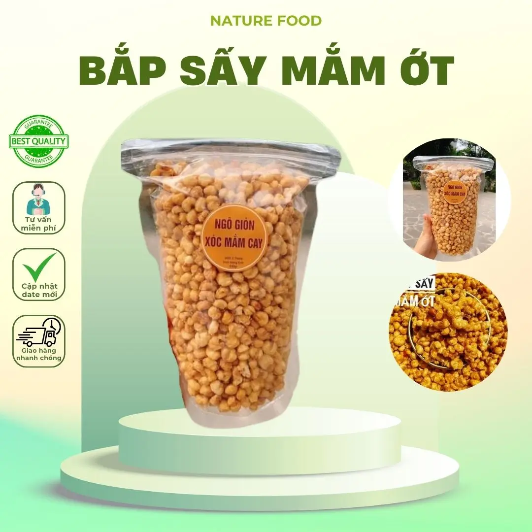 Bắp Xốc Mắm Ớt, giòn ngon - đậm vị , Nature Food