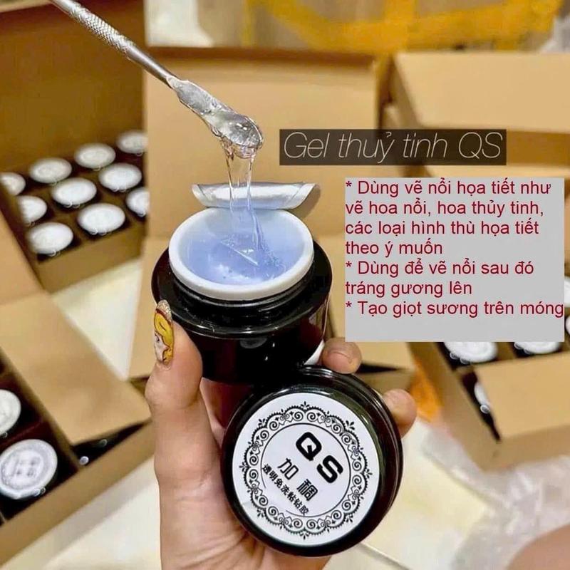 Gel vẽ nổi QS -phụ kiện trang trí nail