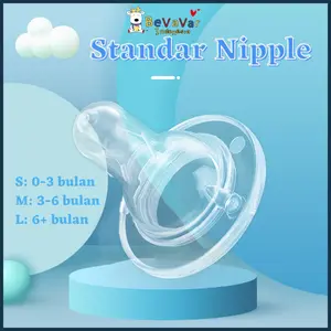 Bevavar Dot silikon nipple slim neck dot bayi anti kolik