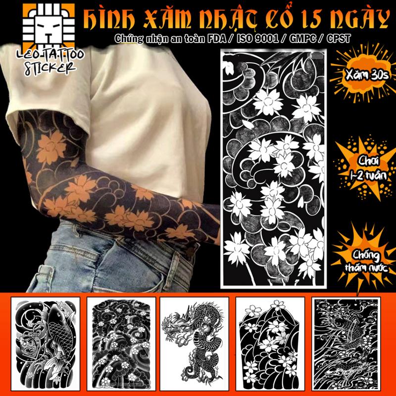 Hình Xăm Full Tay Chơi 15 Ngày Chống Nước
