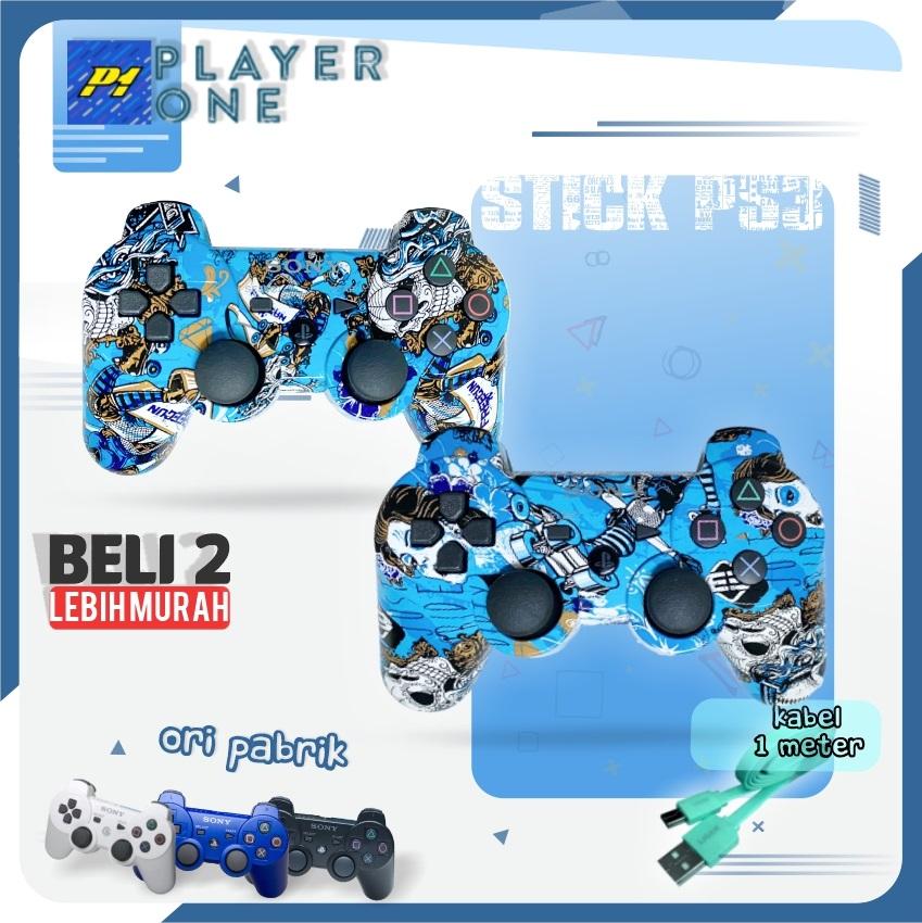 { 2Pcs Hemat } - Stik Stick Playstation 3 PS3 Wireless SONY OP Getar Joystik { 2Pcs Hemat } - Stik Stick Playstation 3 PS3 Wireless SONY OP Getar Joystik