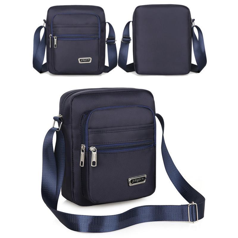 Product Introduction of Fashion Sports Bag Nylon Men's Large Capacity Multi Pocket Casual Shoulder Bag  Outdoor Color Multi Functional Crossbody Bag 18
