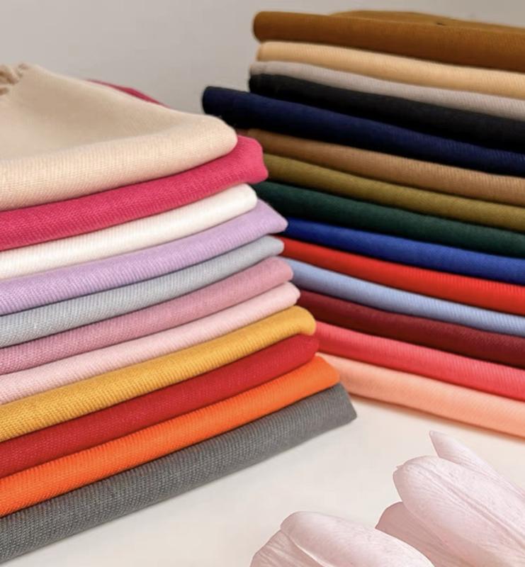 khăn quàng cổ dành cho nữ và nam kích thuóc 140cmx70cm Len Khăn Choàng Nhung Sọc Voi