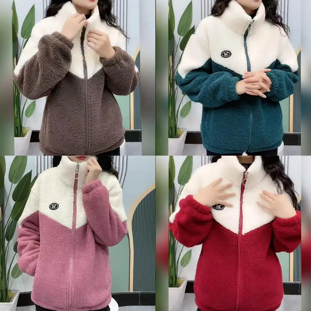 Áo Khoác Nữ, Màu Sắc: Đen, Xám, Xanh Lá Cây, Lông Cừu Dày Dặn, Áo Dài Tay, Áo Khoác, Chần Bông, Ấm Áp, Thích Hợp Cho Mùa Đông Và Mùa Thu, X2U1
