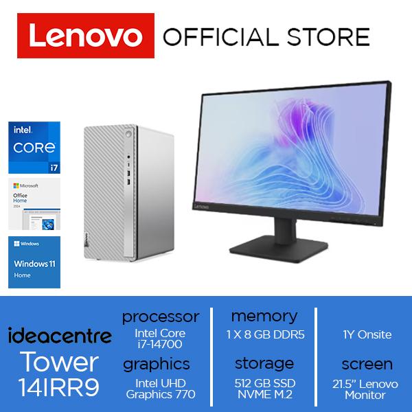 Promo Lenovo IdeaCentre Tower 14IRR9 Intel Core i7-14700 8GB 512GB