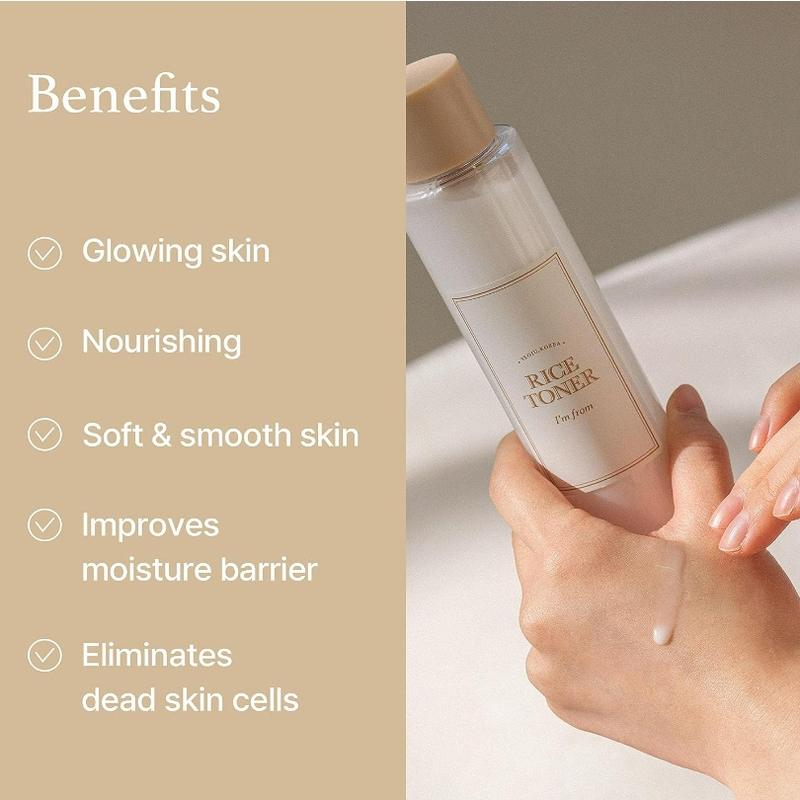 Product Introduction of I'm From Rice Toner / Essence 150ml  77.78% Rice (Goami) Extract Made in Korea Skincare Brightening Moisture Vegan Skin Repair Comfort toner  pad 34