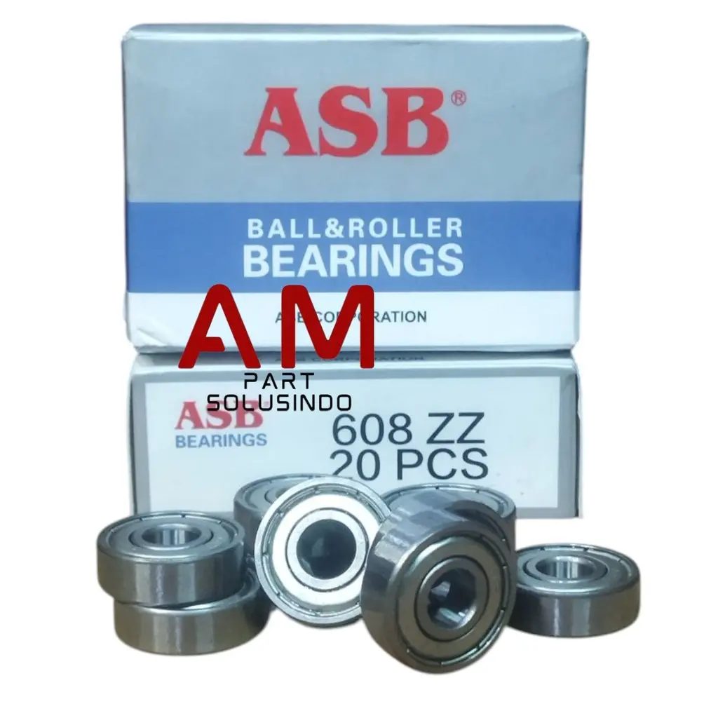 ASB Bearing 608 ZZ Tahan Panas Cocok Untuk Dinamo Kipas Angin
