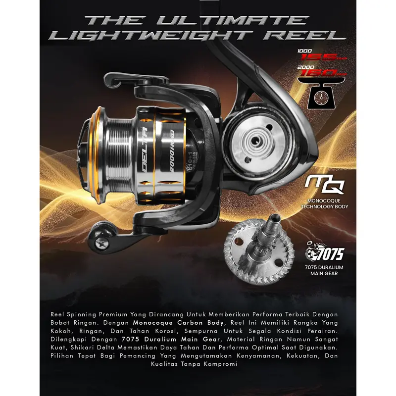 Shikari - Reel Delta Spinning 11 Ball Bearing Power Handle 1
